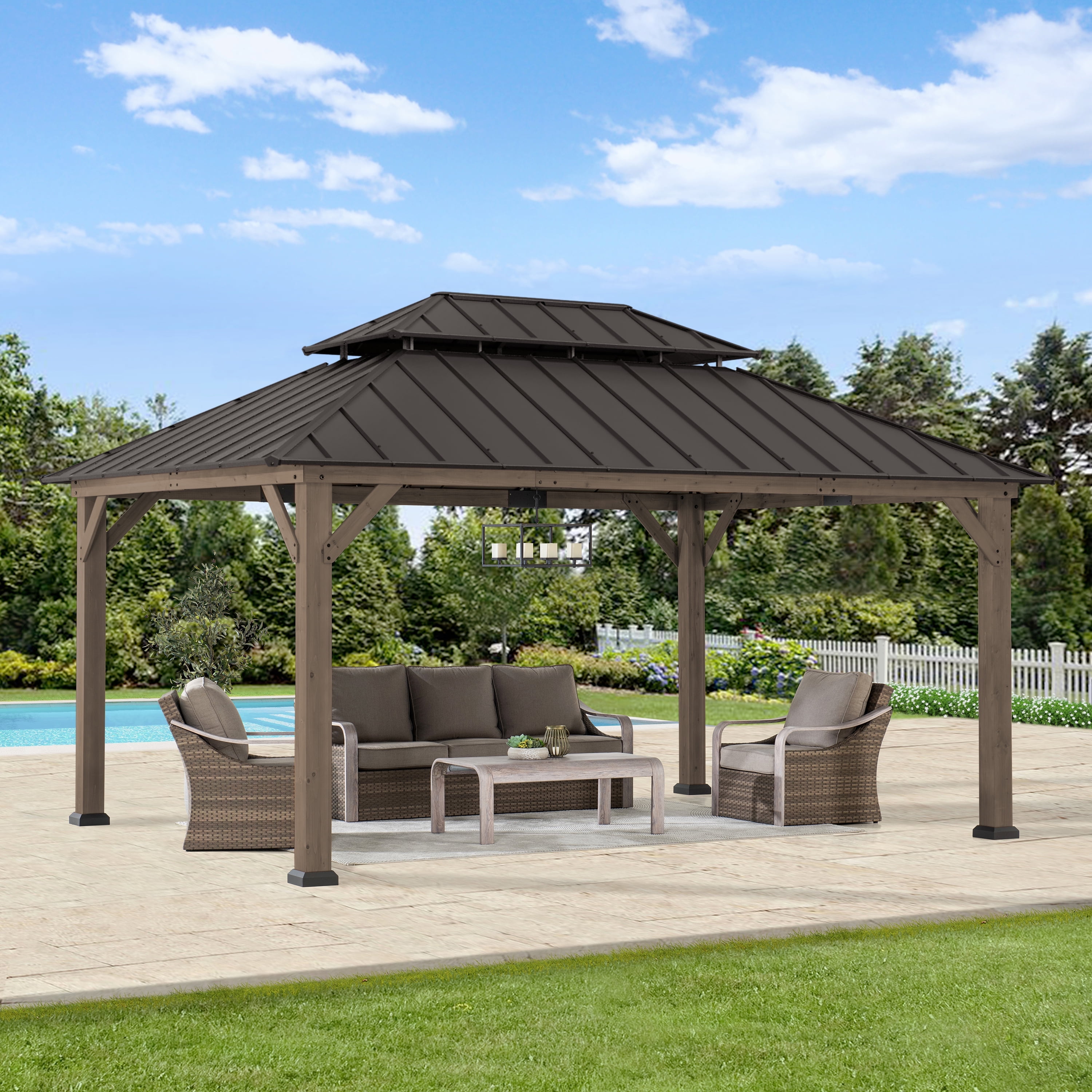 12' x 14' Outdoor Hardtop Gazebo
