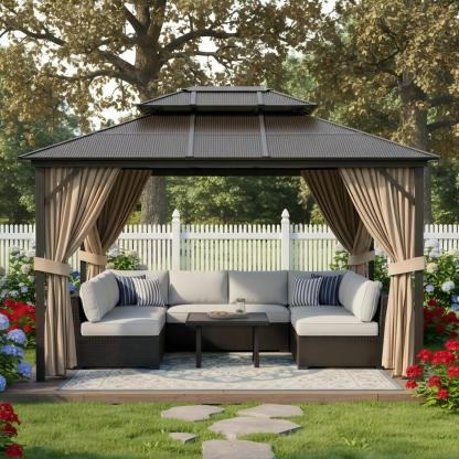 12' x 14' Outdoor Hardtop Gazebo