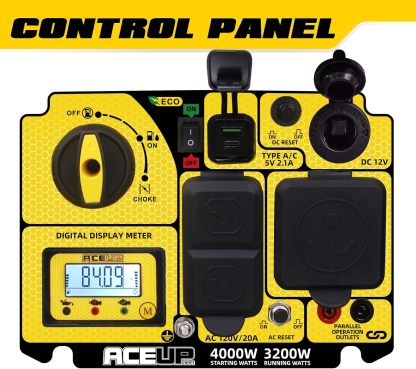 Aceup Energy 4000W Portable Inverter Generator (AI4000S-1)