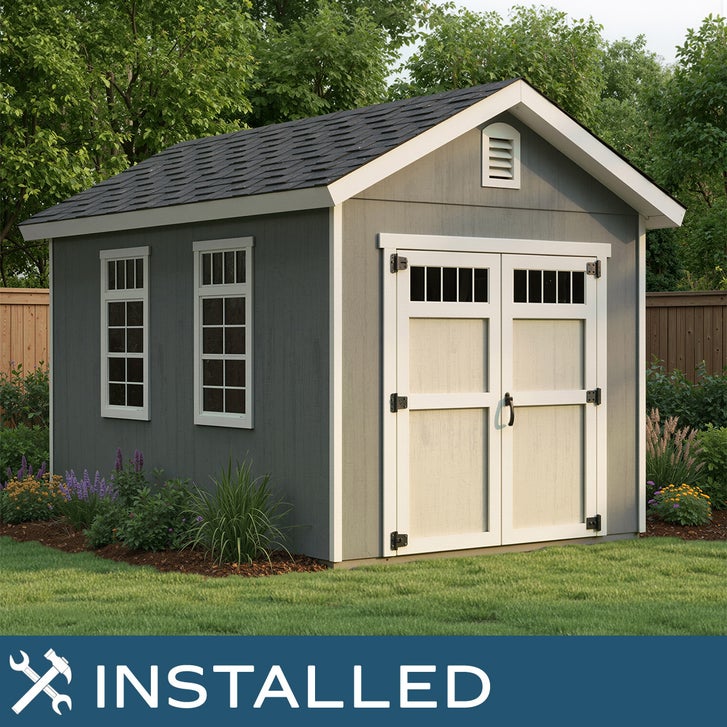 Installed Sheds by Gorilla – Reserve Shed (8' x 12')