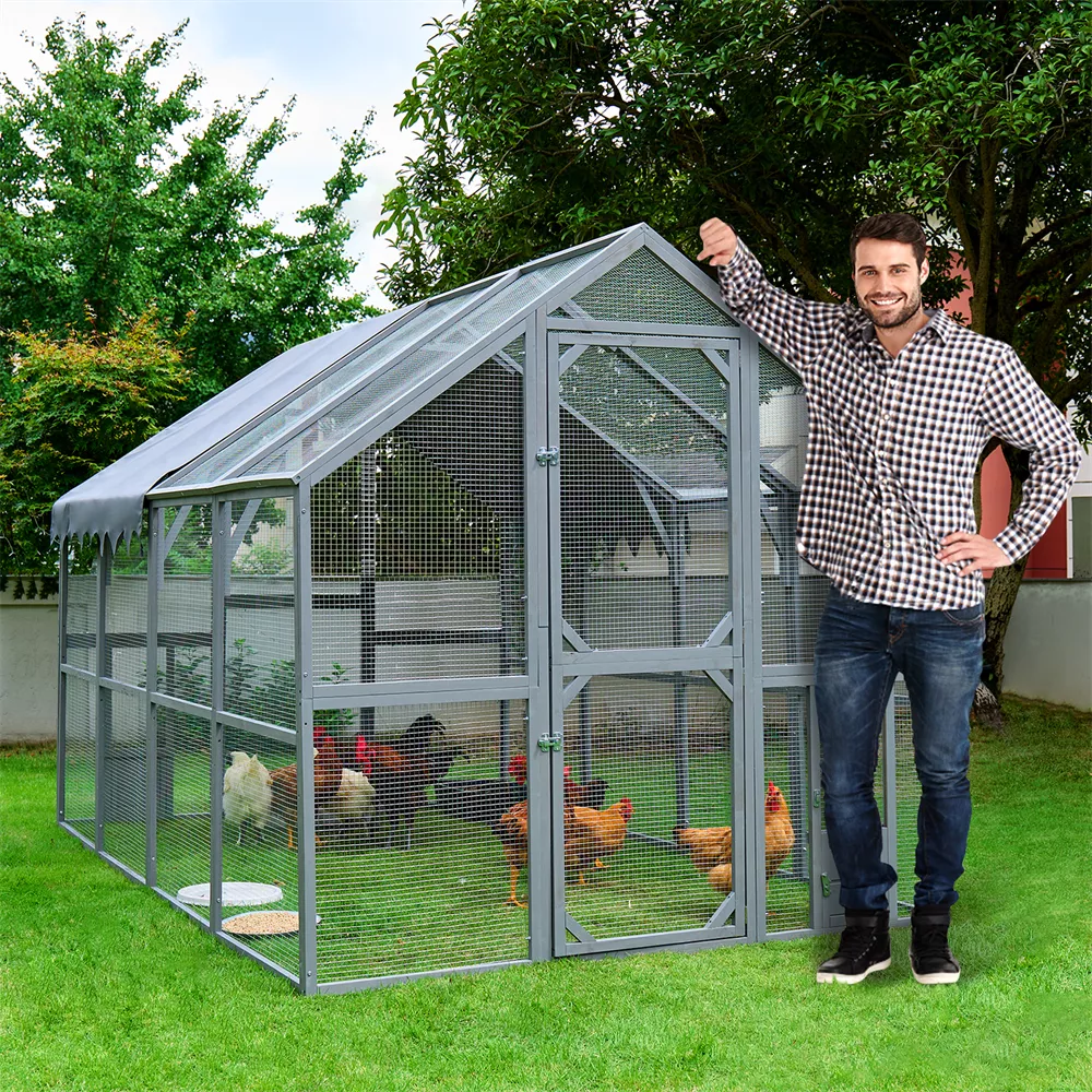 110" Metal Chicken Coop