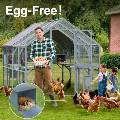 110" Metal Chicken Coop
