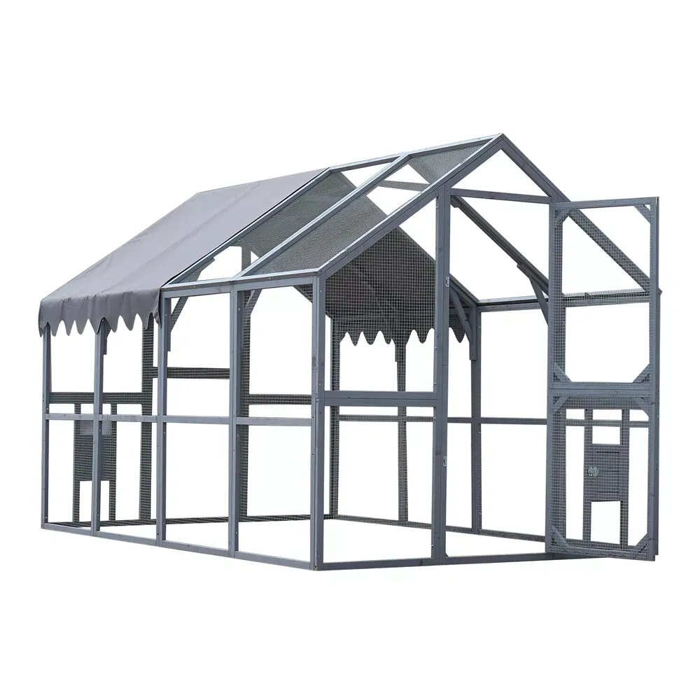 110" Metal Chicken Coop