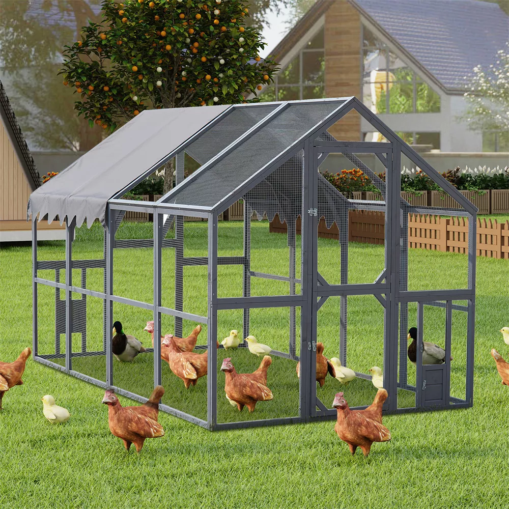 110" Metal Chicken Coop
