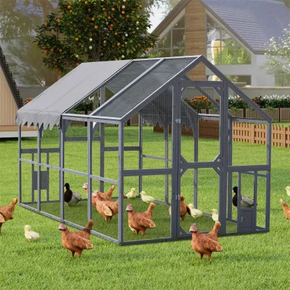 110" Metal Chicken Coop