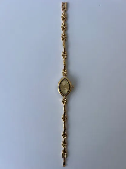 Dainty Bows Gold Toned Womens Watch
