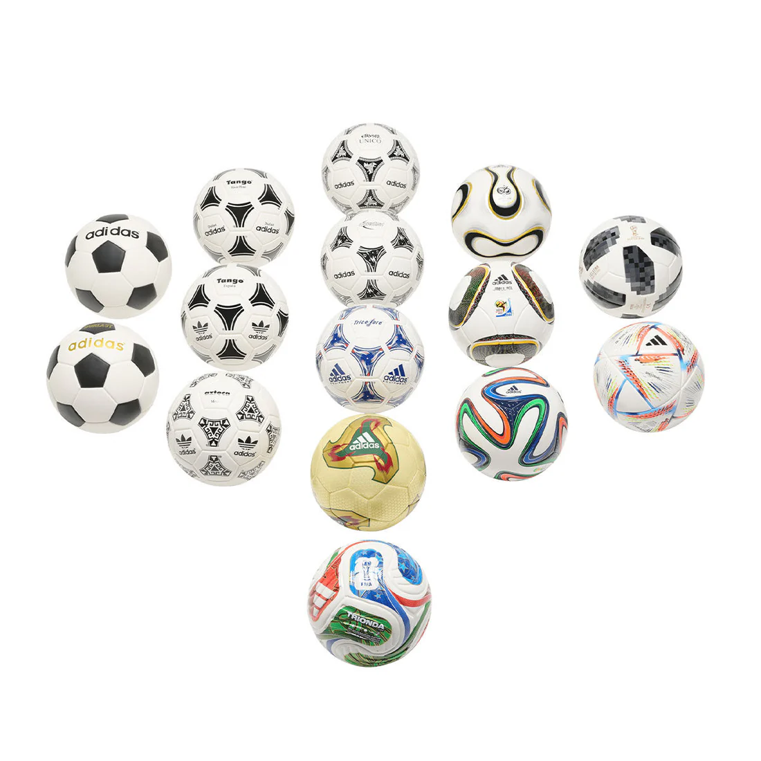 adidas FIFA World Cup Historical Mini Ball Set