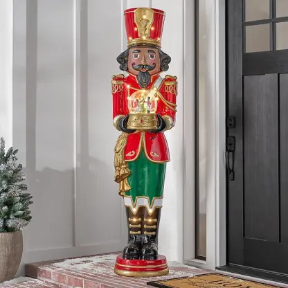 6' Nutcracker with LED Lights & Music