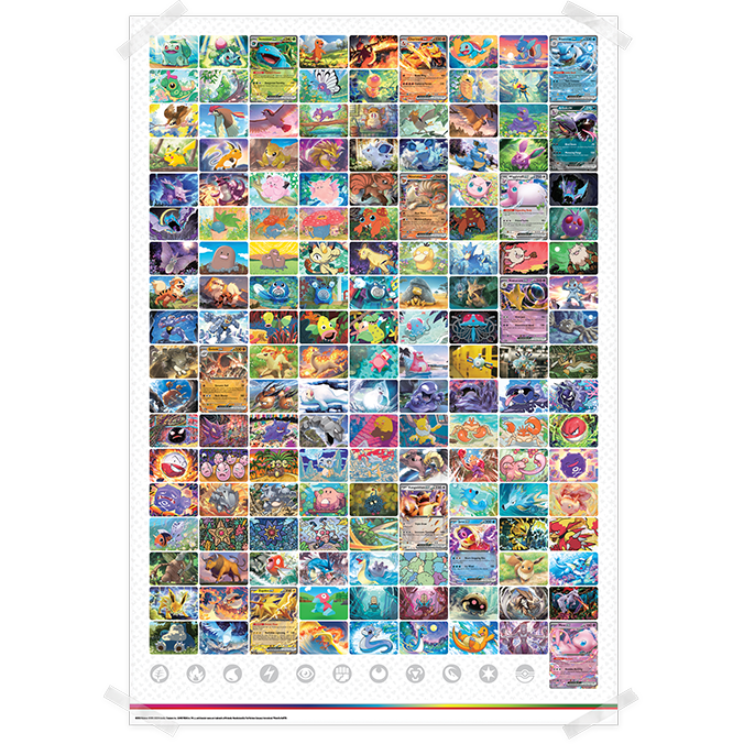 2023 pothtkemon Scarlet and Violet 151 Poster Collection Box