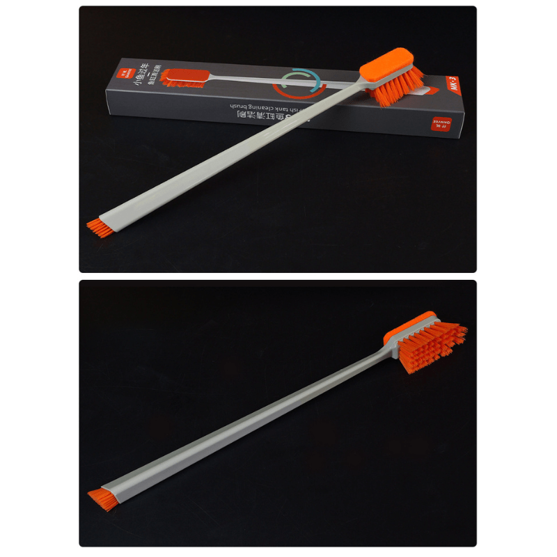 Tank brush cleaner