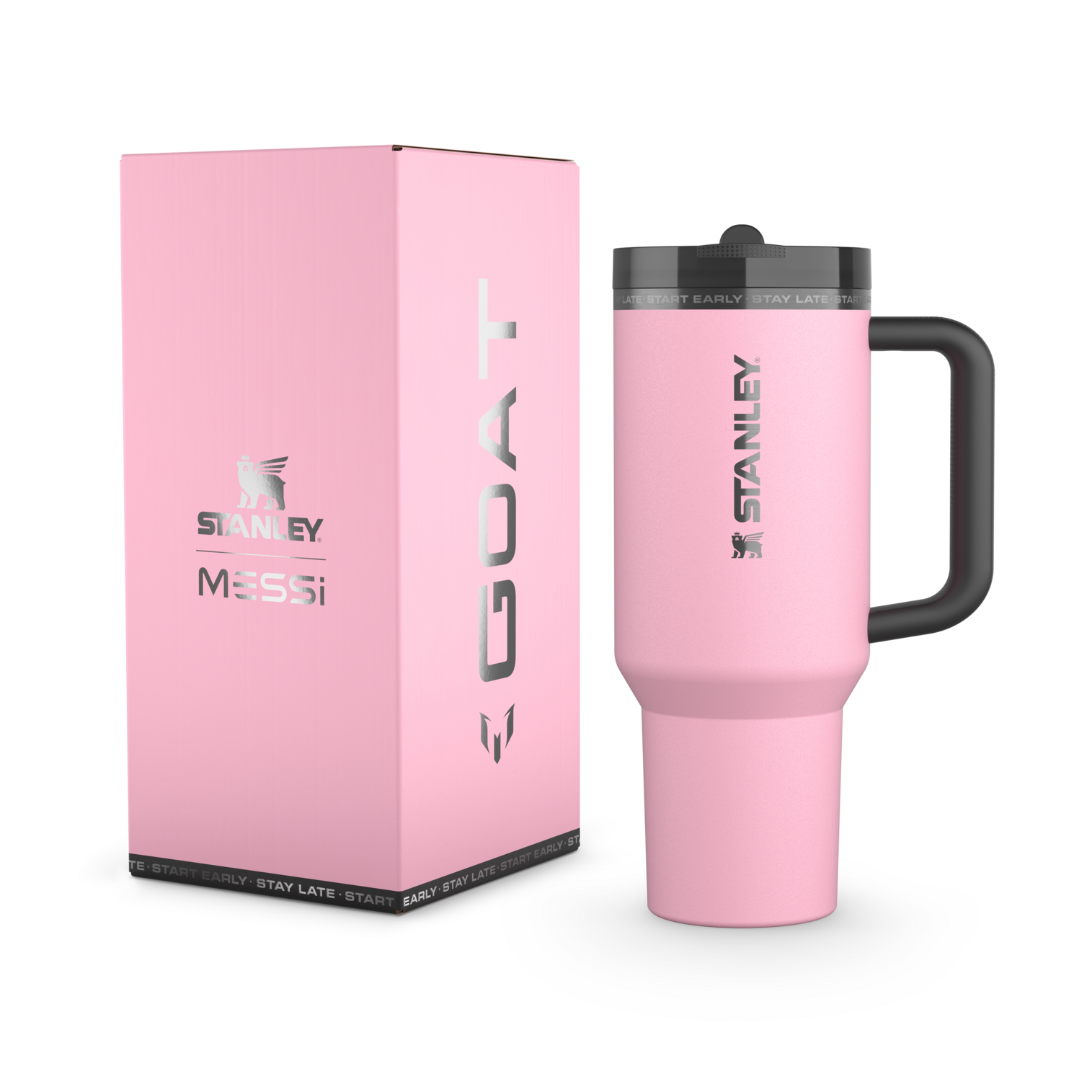 Stathtnley x Methtssi TYthtGER 40oz Steel H2.0 FlowState Quencher Tumbler