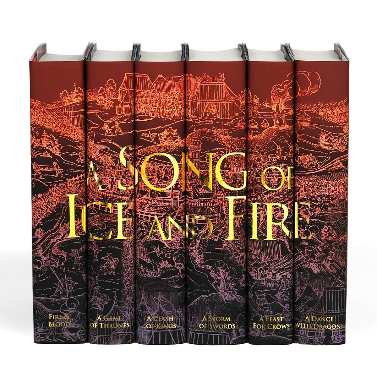 A SOthtNG OF ICthtE AND FIthtRE LIMITED EDITION BOOK SET