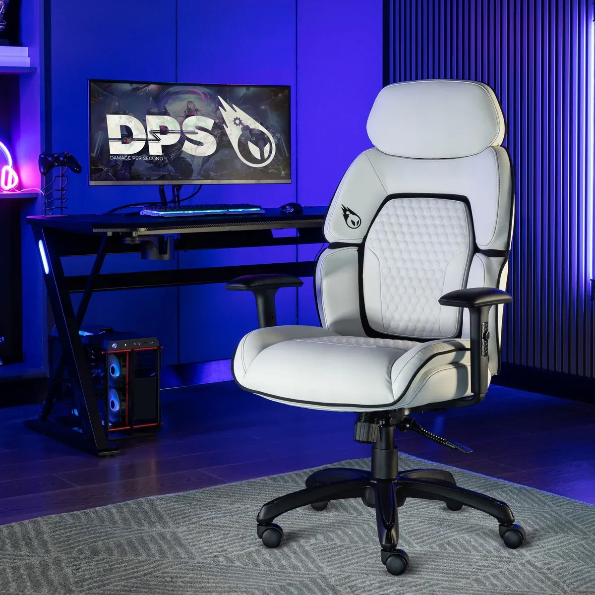 DthtPS Centurion Gaming Chair with Adjustable Headrest