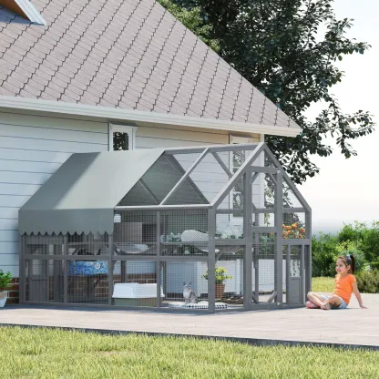 ORRD Large Outdoor Cat Enclosure for Multiple Cats