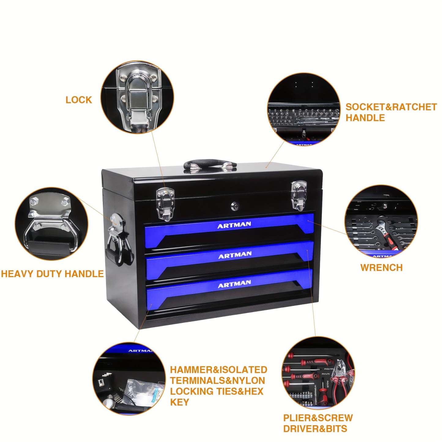 VLUS 439/239PCS Mechanics Tool Set