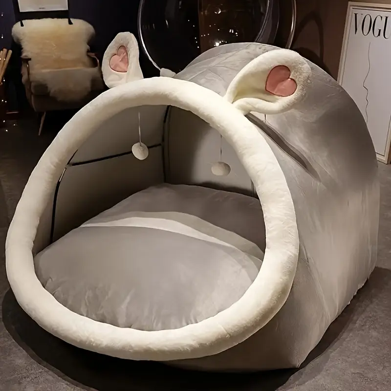 Human Dog Bed for Adults – Large Hooded Cave