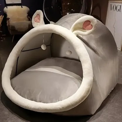 Human Dog Bed for Adults – Large Hooded Cave