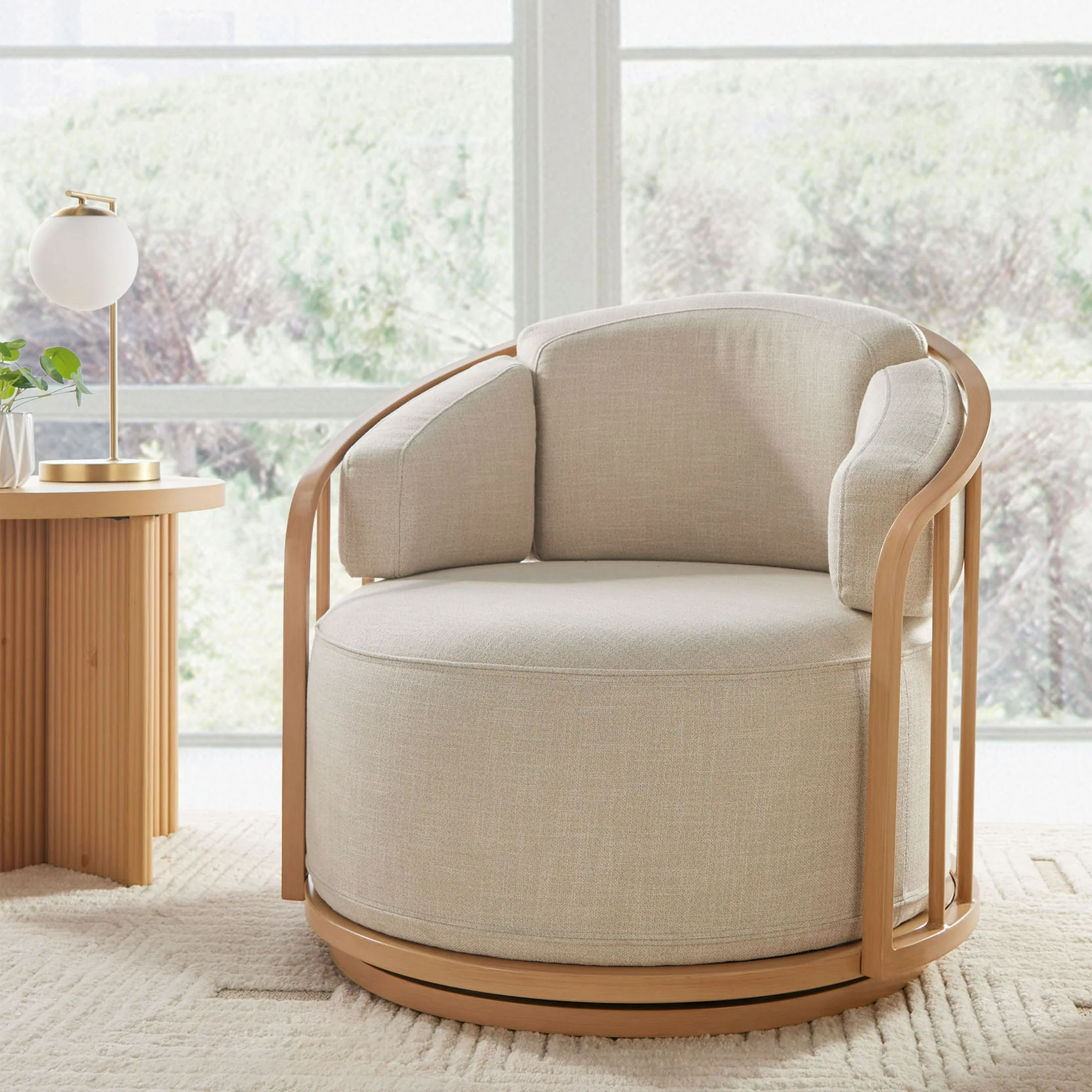 Better Homes & Gardens Lillian Swivel Birdcage Chair