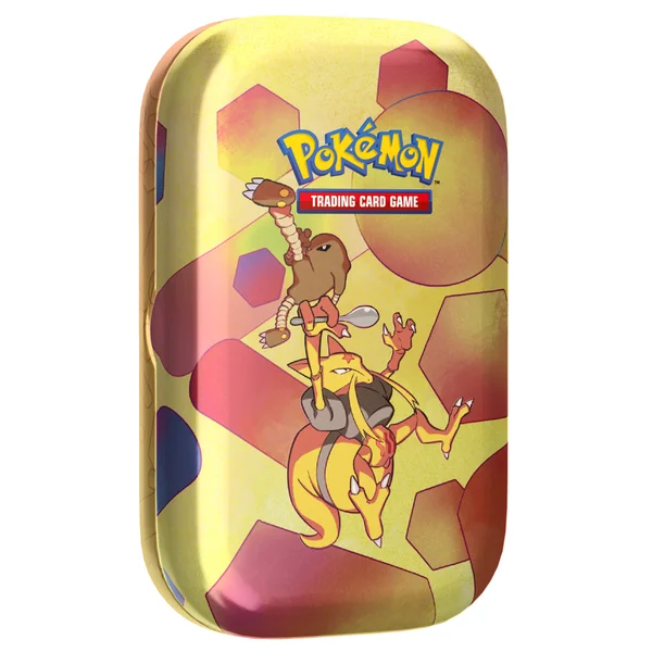 Pokethtmon Scarlet & Violet - 151 5-pack Mini Tins (Machamp, Kadabra, Meowth, Slowpoke, Arcanine)