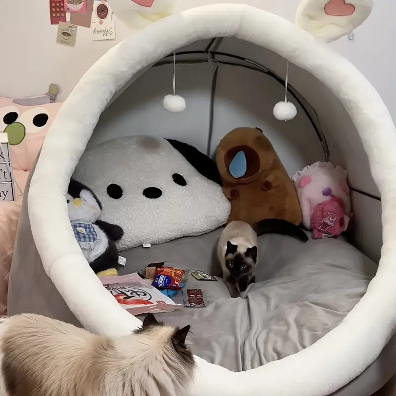 Human Dog Bed for Adults – Large Hooded Cave