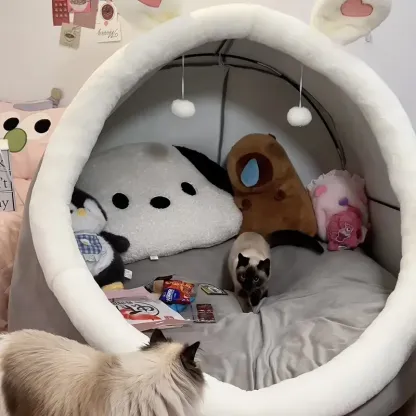 Human Dog Bed for Adults – Large Hooded Cave