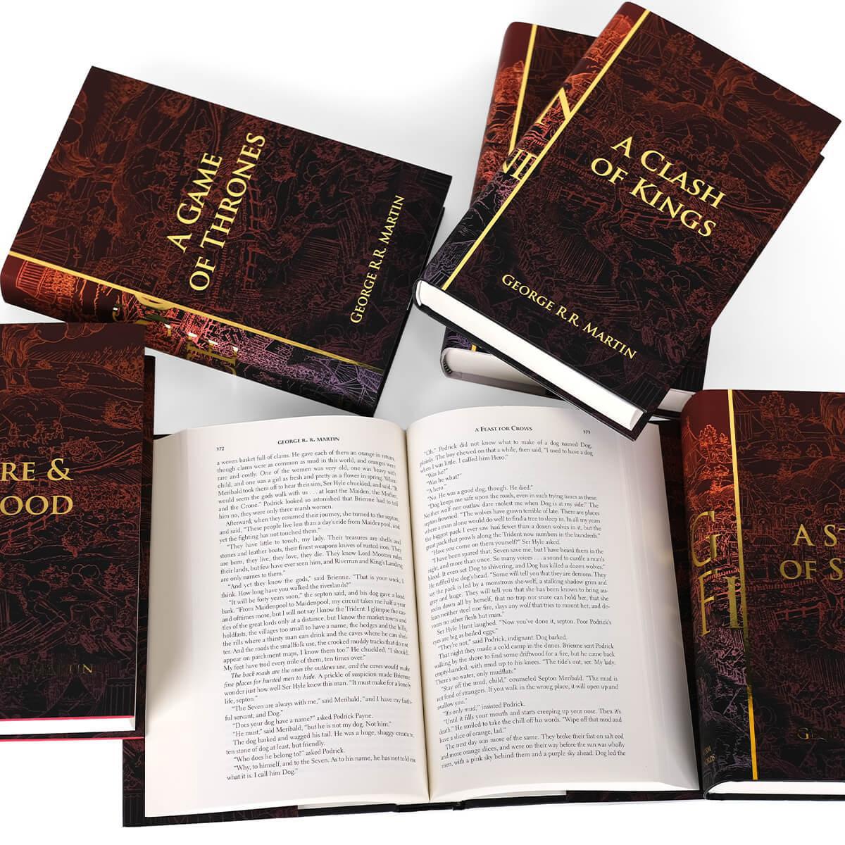 A SOthtNG OF ICthtE AND FIthtRE LIMITED EDITION BOOK SET