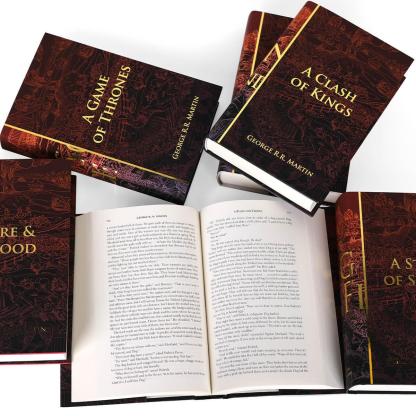 A SOthtNG OF ICthtE AND FIthtRE LIMITED EDITION BOOK SET