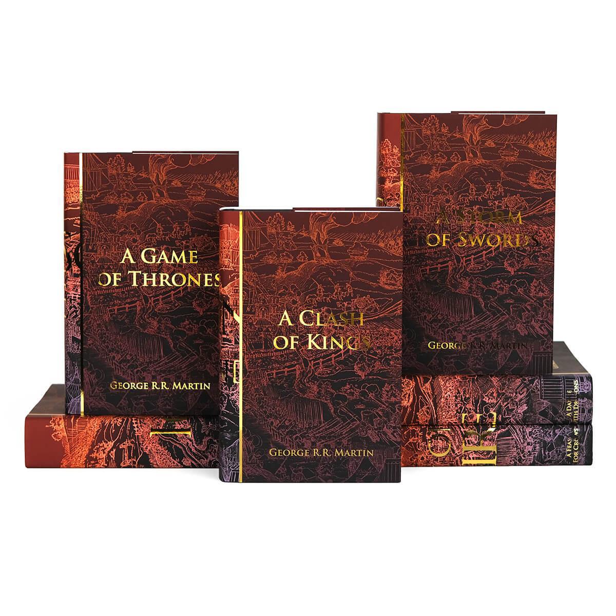 A SOthtNG OF ICthtE AND FIthtRE LIMITED EDITION BOOK SET