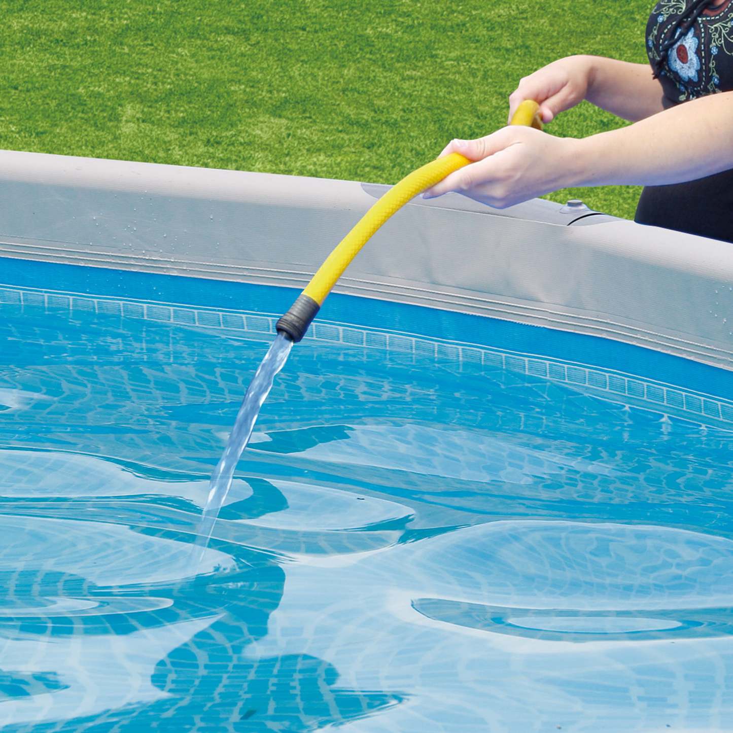 Sumthtmer Wathtves 16ft x 48in Foot Elite Frame Swimming Pool