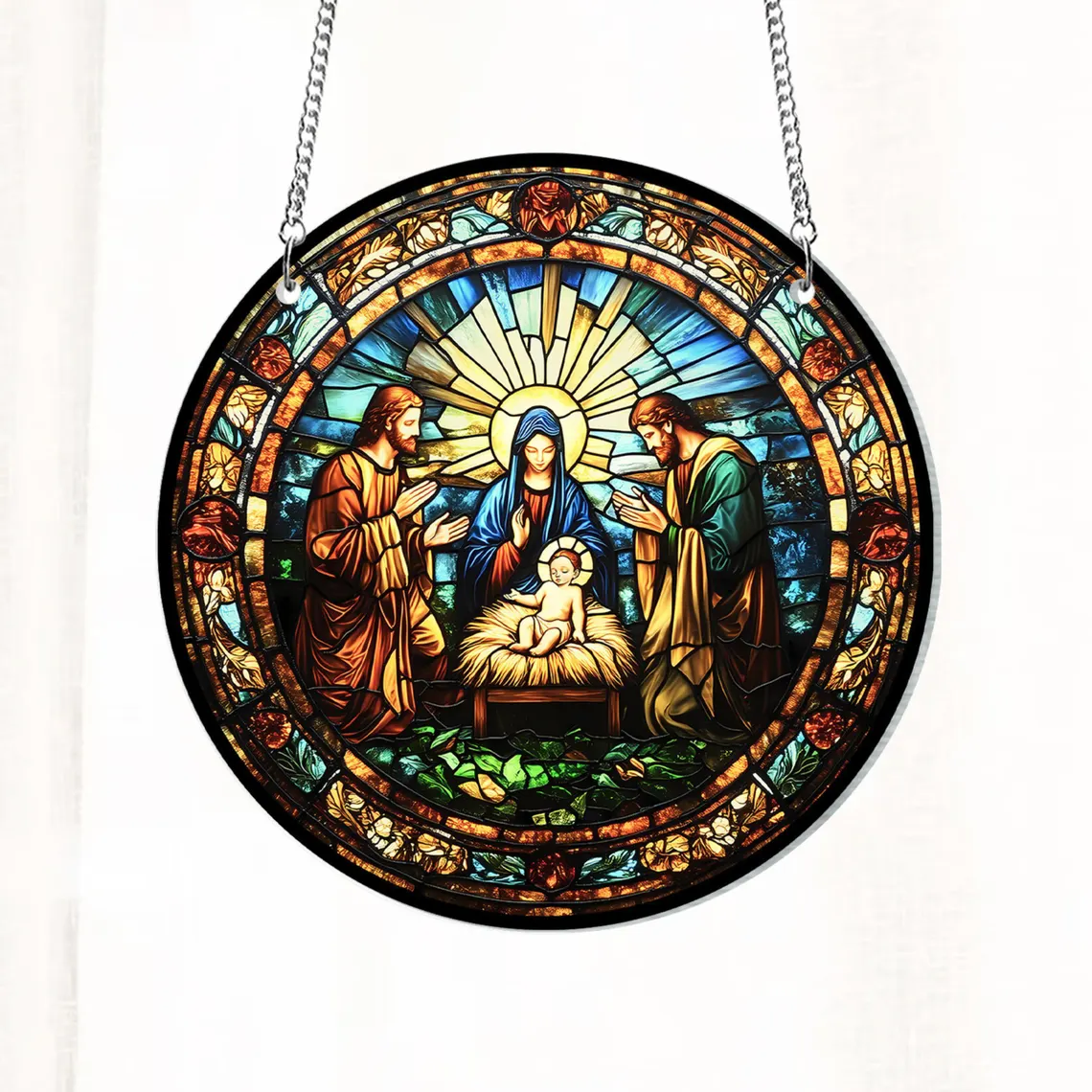 Nativity Scene Suncatcher