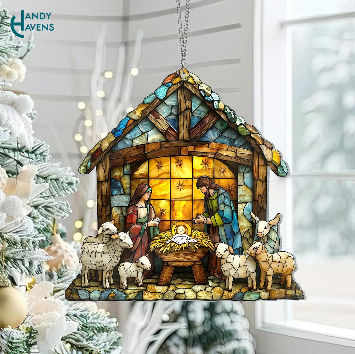 Nativity Scene Suncatcher