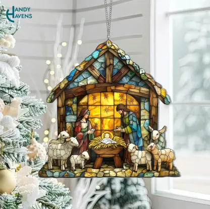 Nativity Scene Suncatcher