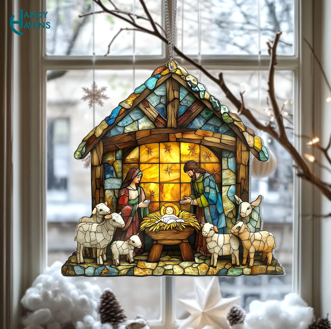 Nativity Scene Suncatcher