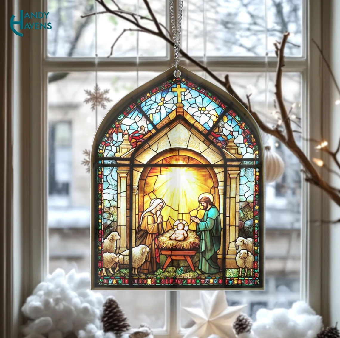 Nativity Scene Suncatcher