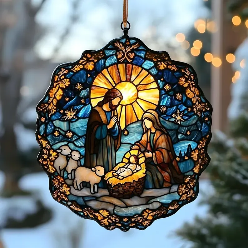 Nativity Scene Suncatcher