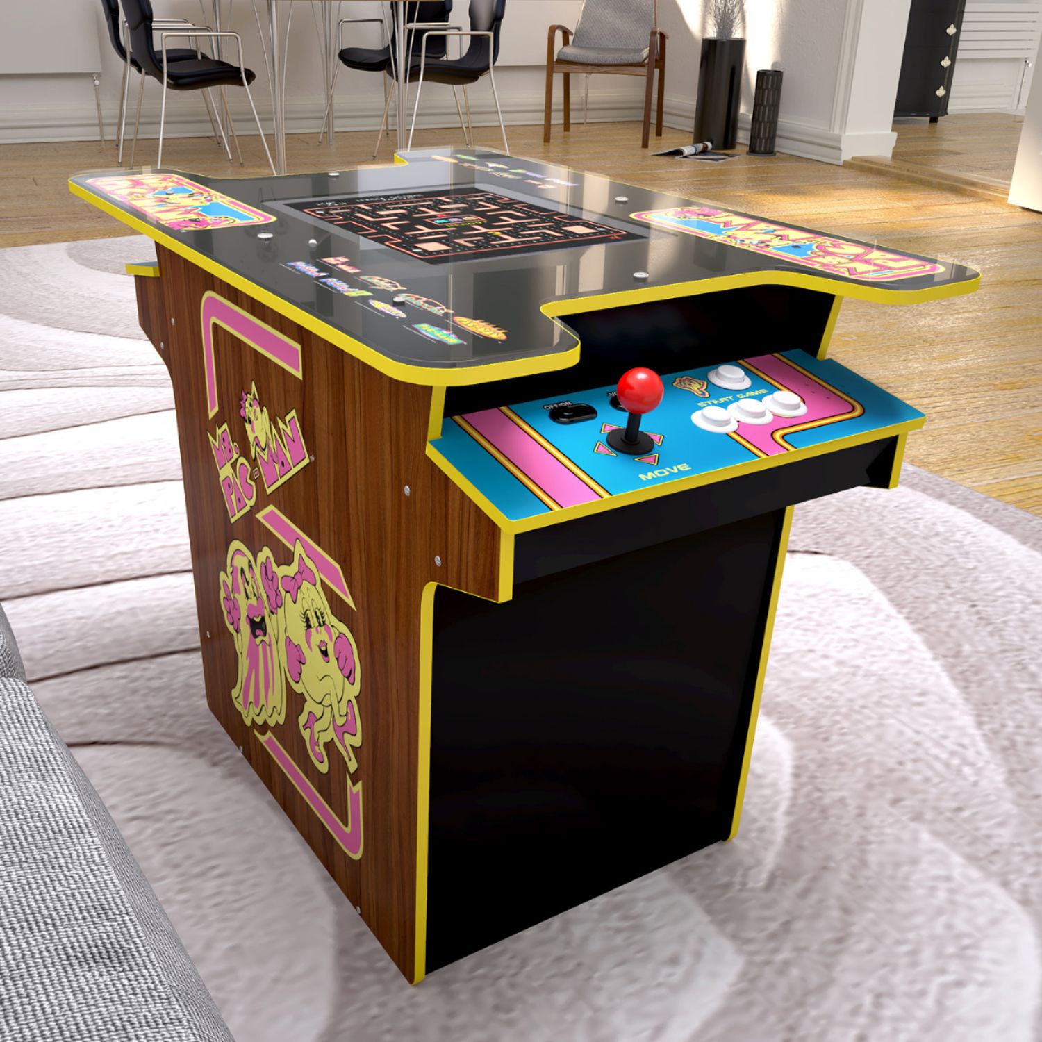 Best Buy: Arcade1Up Ms. Pac-Man 8-in-1 Games Cocktail Arcade Multi  815221022980