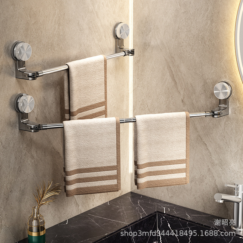 Rozciągany drążek montowany na przyssawki, bez wiercenia