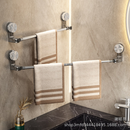 Rozciągany drążek montowany na przyssawki, bez wiercenia