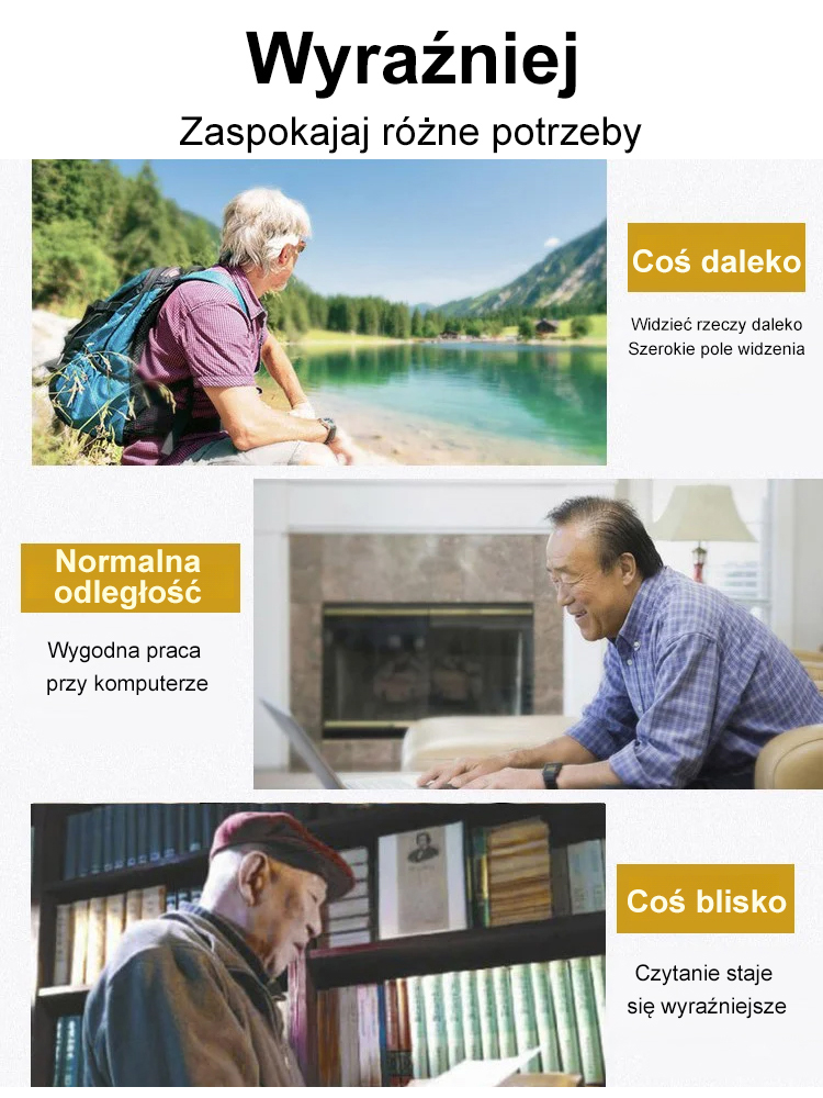 Ultra HD okulary do czytania.