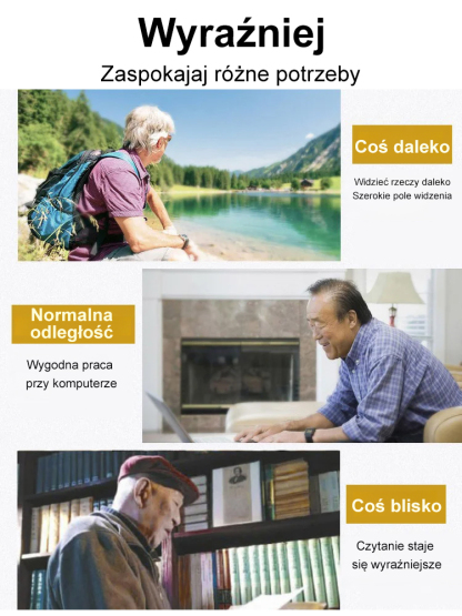 Ultra HD okulary do czytania.
