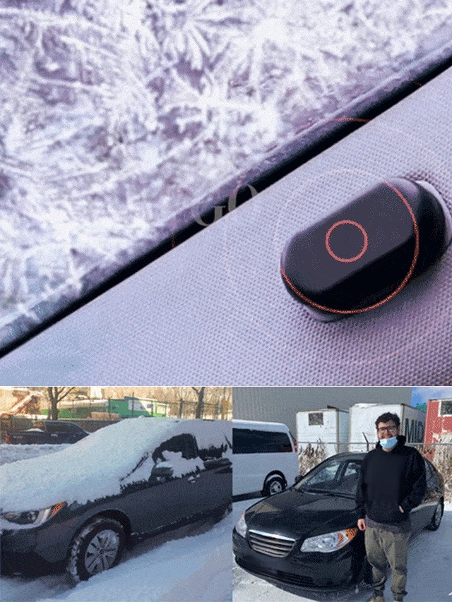 Miernik zapobiegający oblodzeniu i zaśnieżeniu