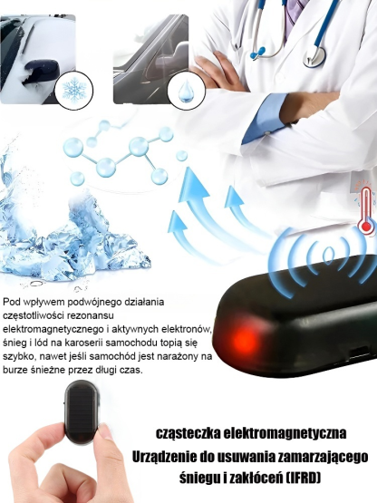 Miernik zapobiegający oblodzeniu i zaśnieżeniu