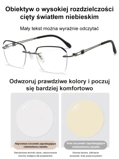 Ultra HD okulary do czytania.
