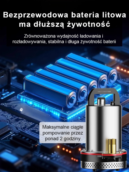 【30-krotne wzmocnienie ciśnienia】Wysokowydajna pompa zanurzeniowa prądu stałego