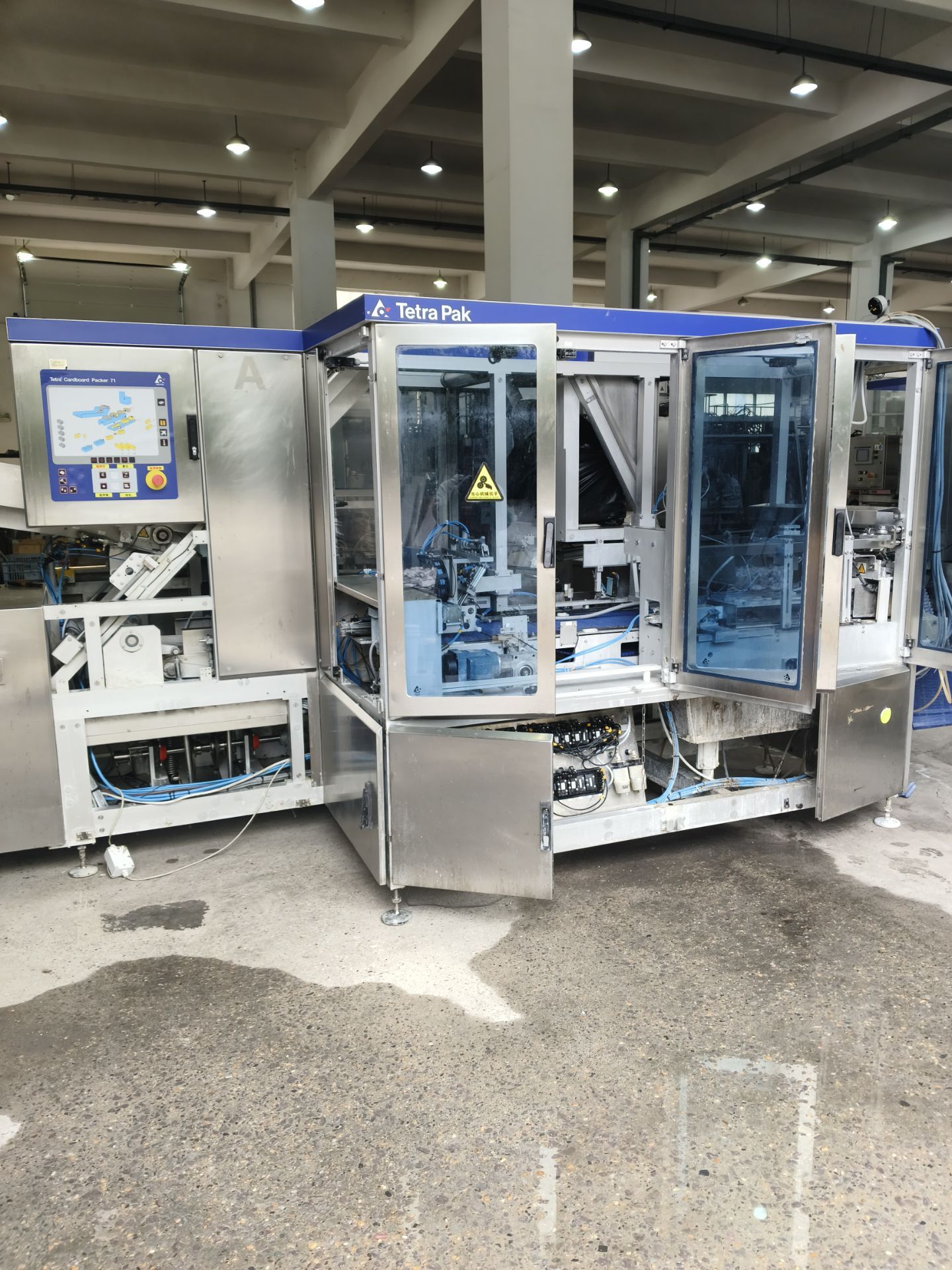 Used Tetra Pak Cardboard Packer 71