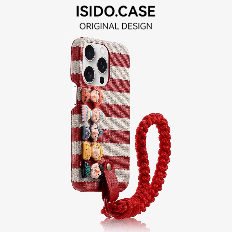 Striped Funny Doll Phone Case