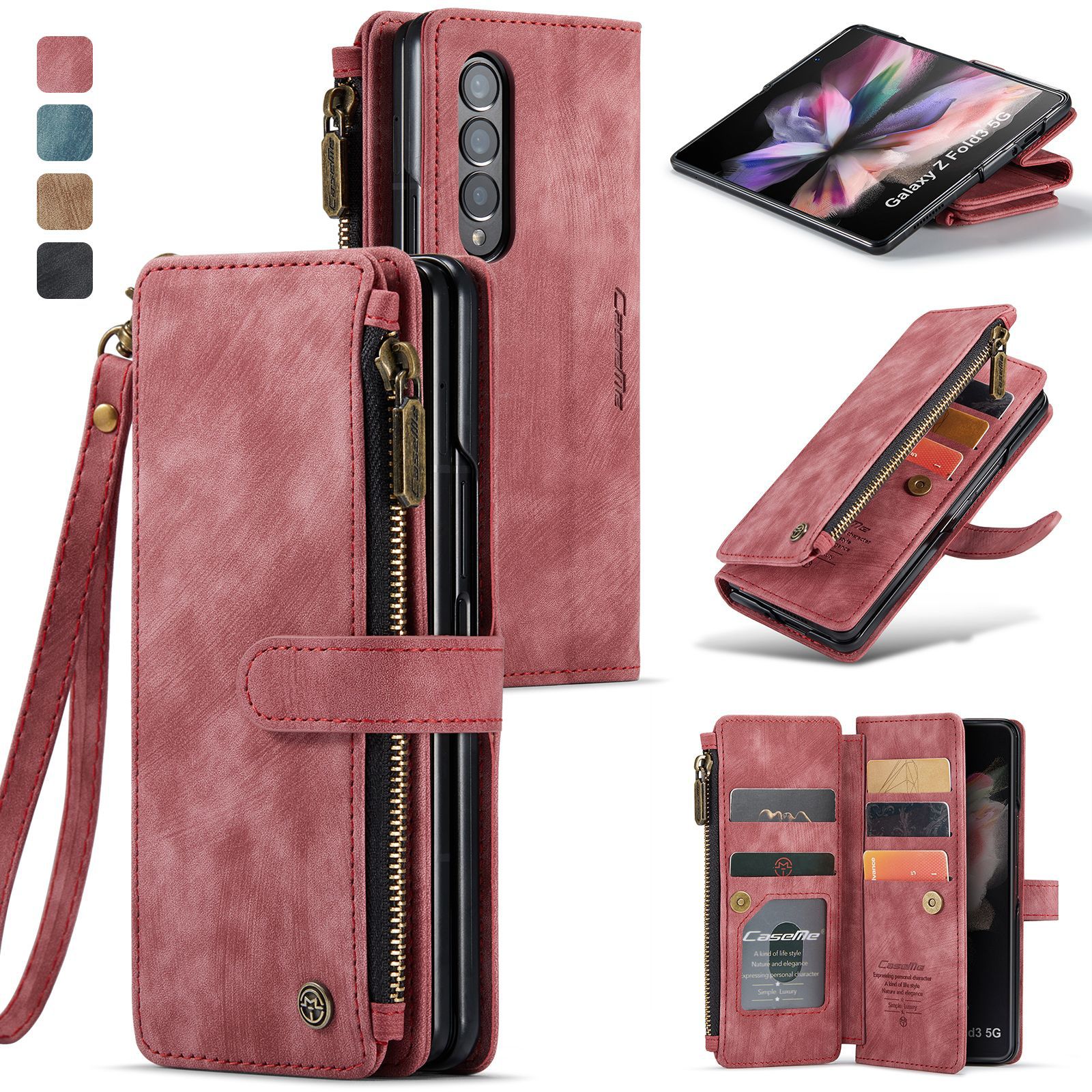 3-in-1 Style Wallet Case for Samsung