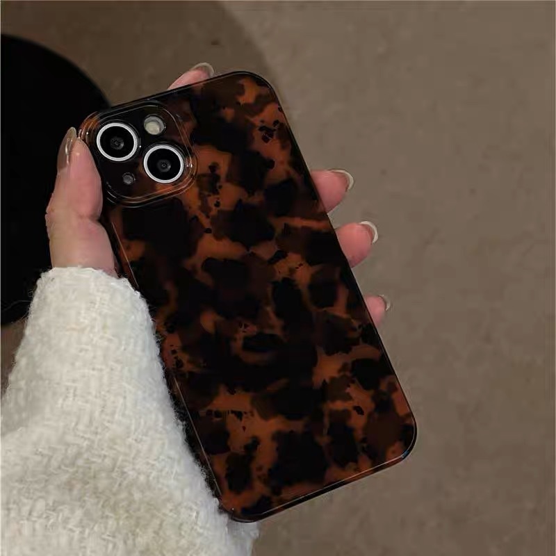 Personalized Amber Leopard Print Phone Case
