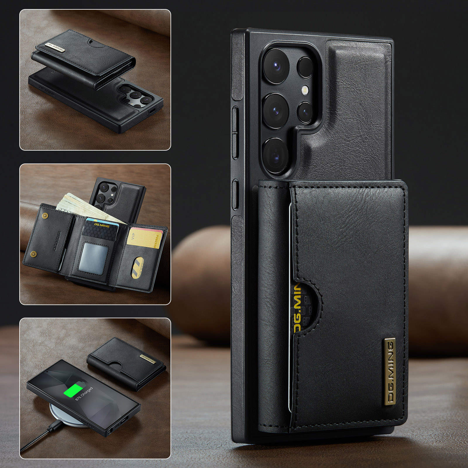 2024 New 2 in 1 Detachable Card Holder Phone Case for Samsung（M6）