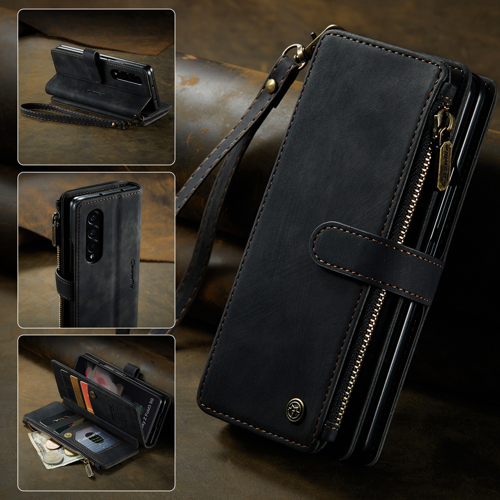 3-in-1 Style Wallet Case for Samsung